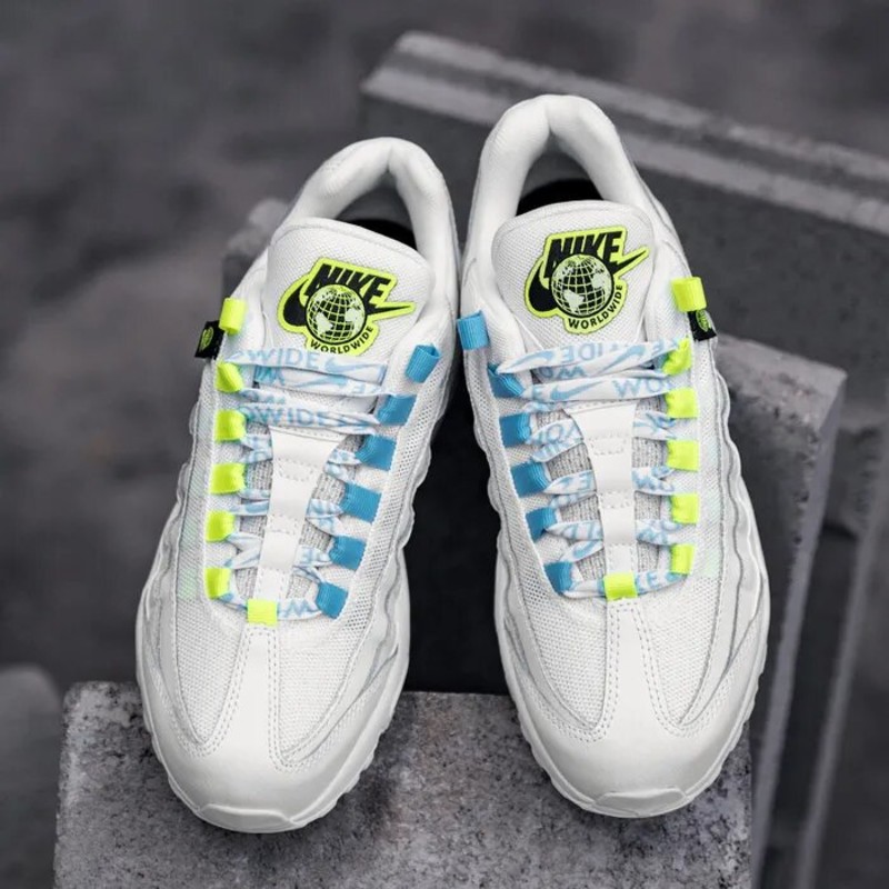 Air max 95 white green online